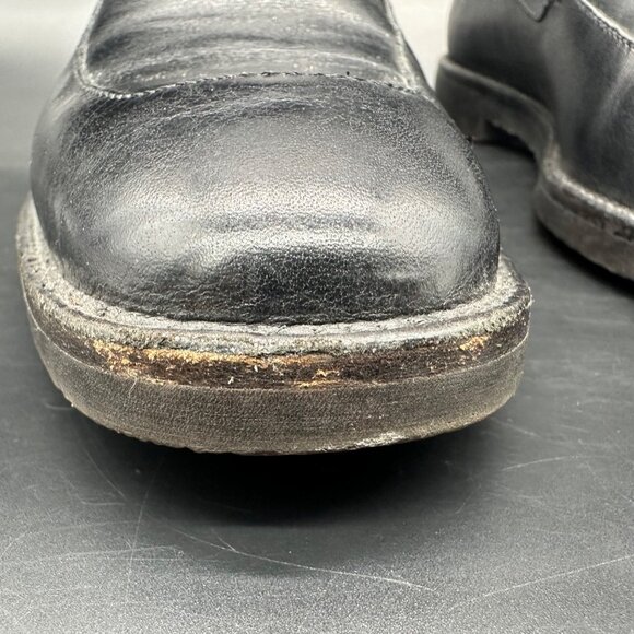 Gucci Black Slip On Loafers Mens Leather Upper Made in Italy Size 7.5D - Picture 15 of 16